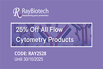 25 % de descuento en anticuerpos y reactivos para citometra de flujo de RayBiotech