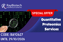 Precios especiales en Quantitative Proteomics Services de RayBiotech