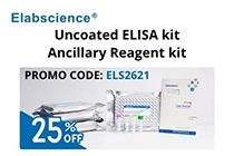 25% de descuento en Uncoated ELISA kits de Elabscience